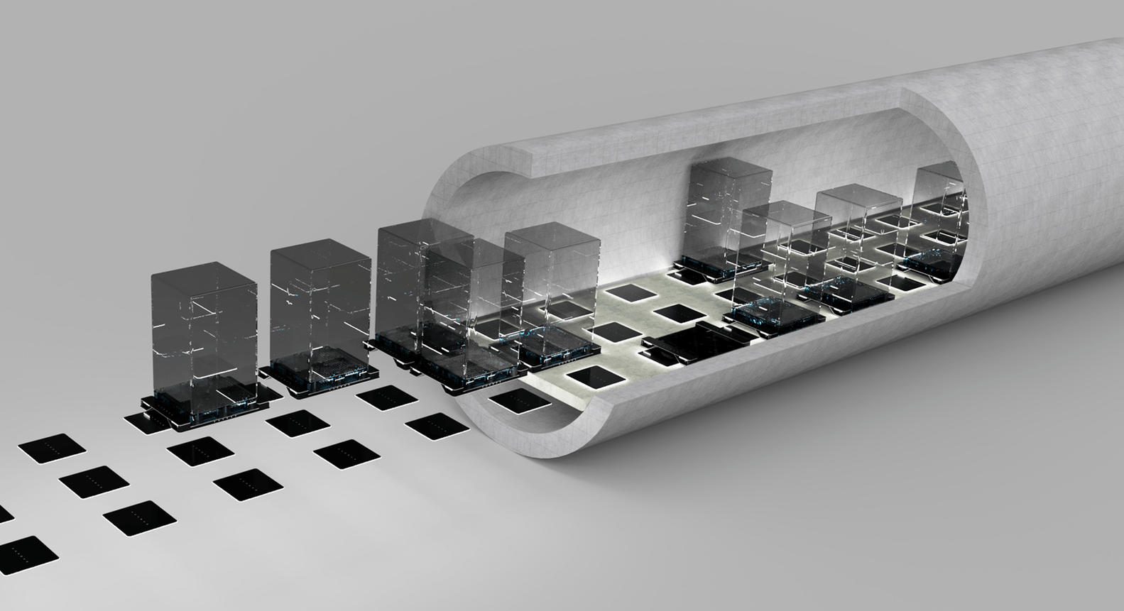 自動物流道路走行イメージ