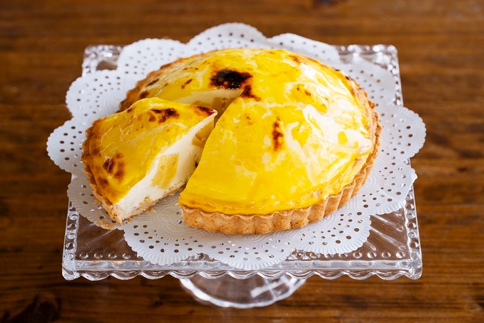 【のぼりや】「イリ玉城農園パインの贅沢チーズタルト」