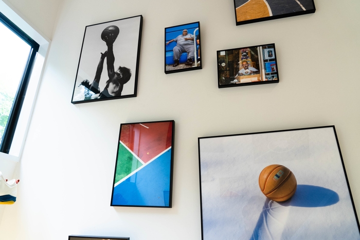 バスケ写真展示
