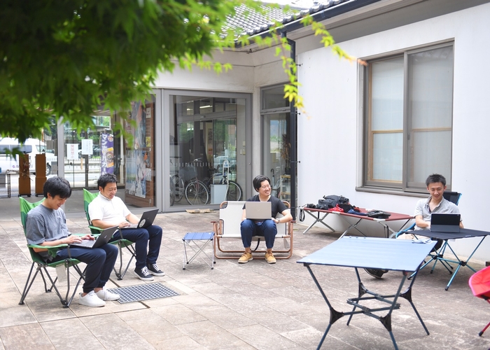 Wifiが安定している観光会館を活用