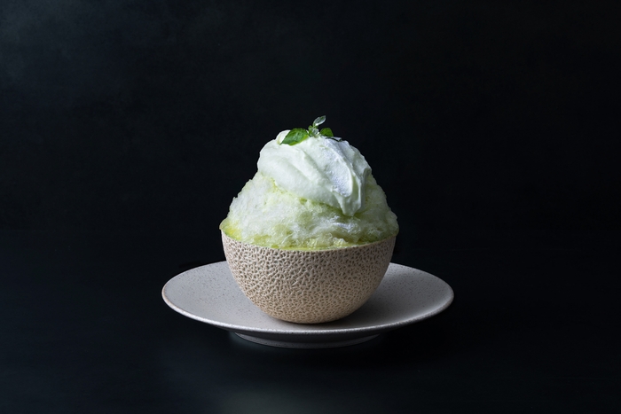 ふわふわ・かきメロン～メロンプリン入り～