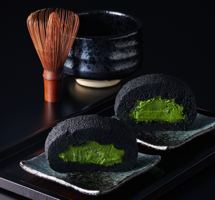 利休抹茶ろーるけーき~玄~ 盛付イメージ