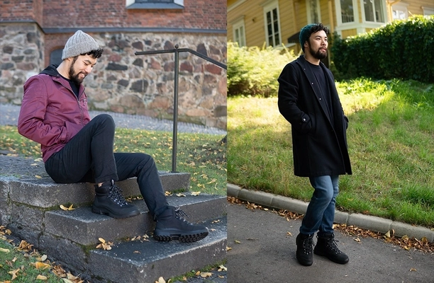 フィンランド発 人気ブランドの新作を発売！ 冬を乗り切るファッションアイテム　 KUOMA メンズ防寒ブーツ＆Myssyfarmi ニット帽が登場