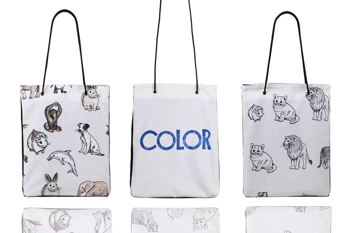 ARUMO どうぶつシリーズダブルポケットバッグ