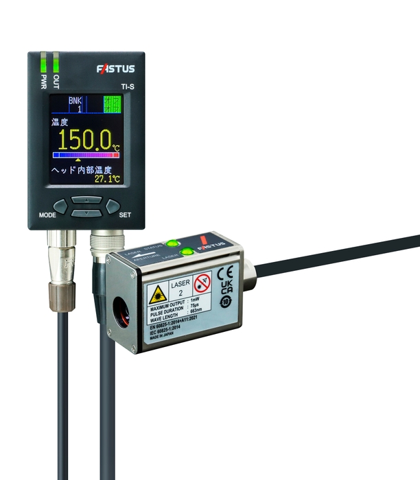 製品画像<左>コントローラ TI-SC <右>センサヘッド TI-S30