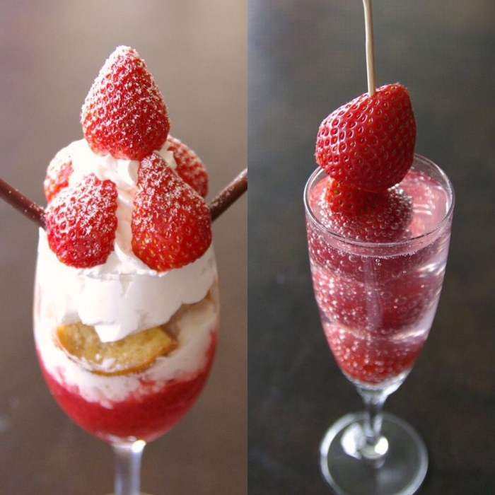 いちごパフェ/生いちごフィズ