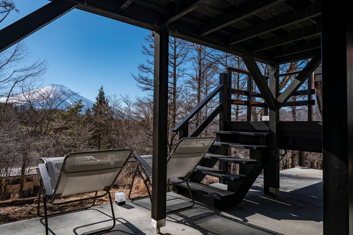 ととのいスペースも富士山ビュー