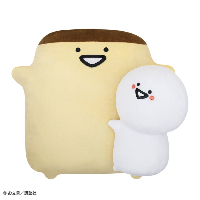 ラストワン賞:プリンさんにハグなお文具ぬいぐるみ