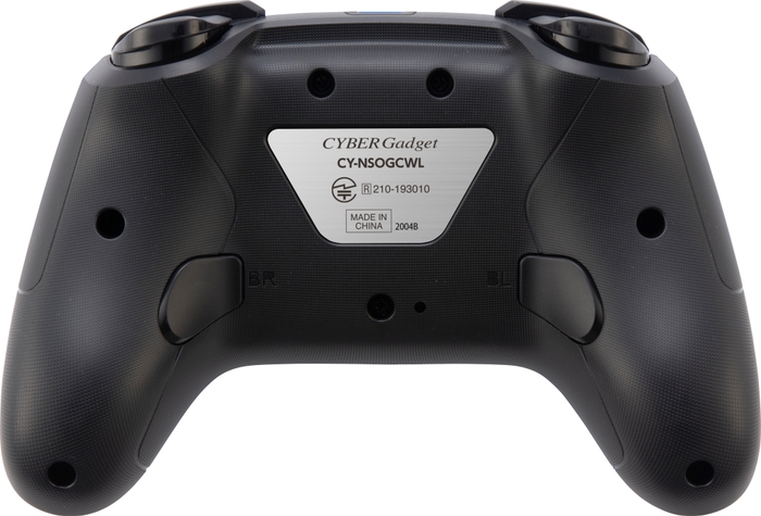 背面に2つの拡張ボタンを搭載(画像は『CYBER・ゲーミングコントローラー HG 無線タイプ(SWITCH用)』)