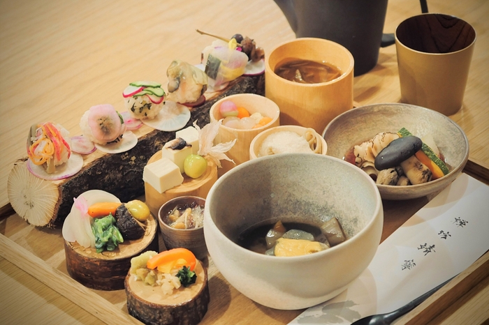 ▲オリジナルの「禅坊料理」