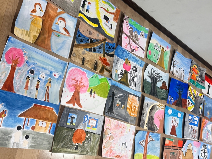 「青空教室物語」の作画