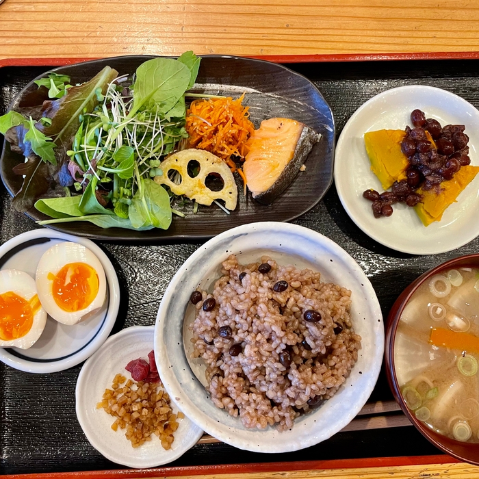 酵素玄米&黒千石大豆のお味噌のデトックスランチ