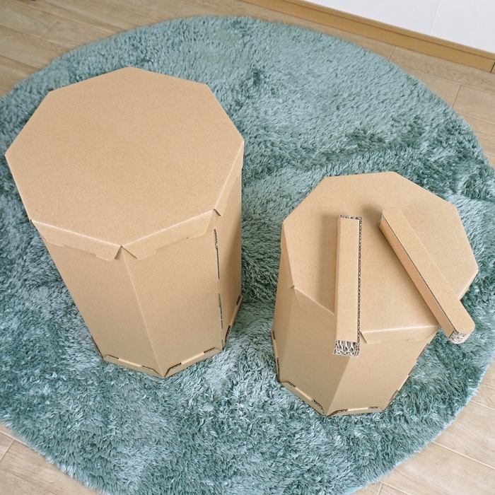 ダンボール太鼓 大、小