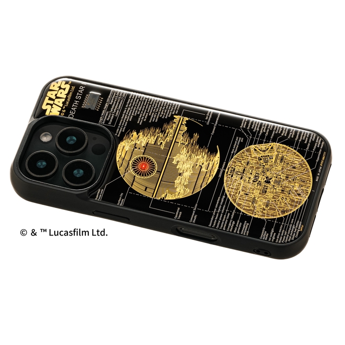 FLASH DEATH STAR 基板アート iPhone 16Pro ケース   ななめ