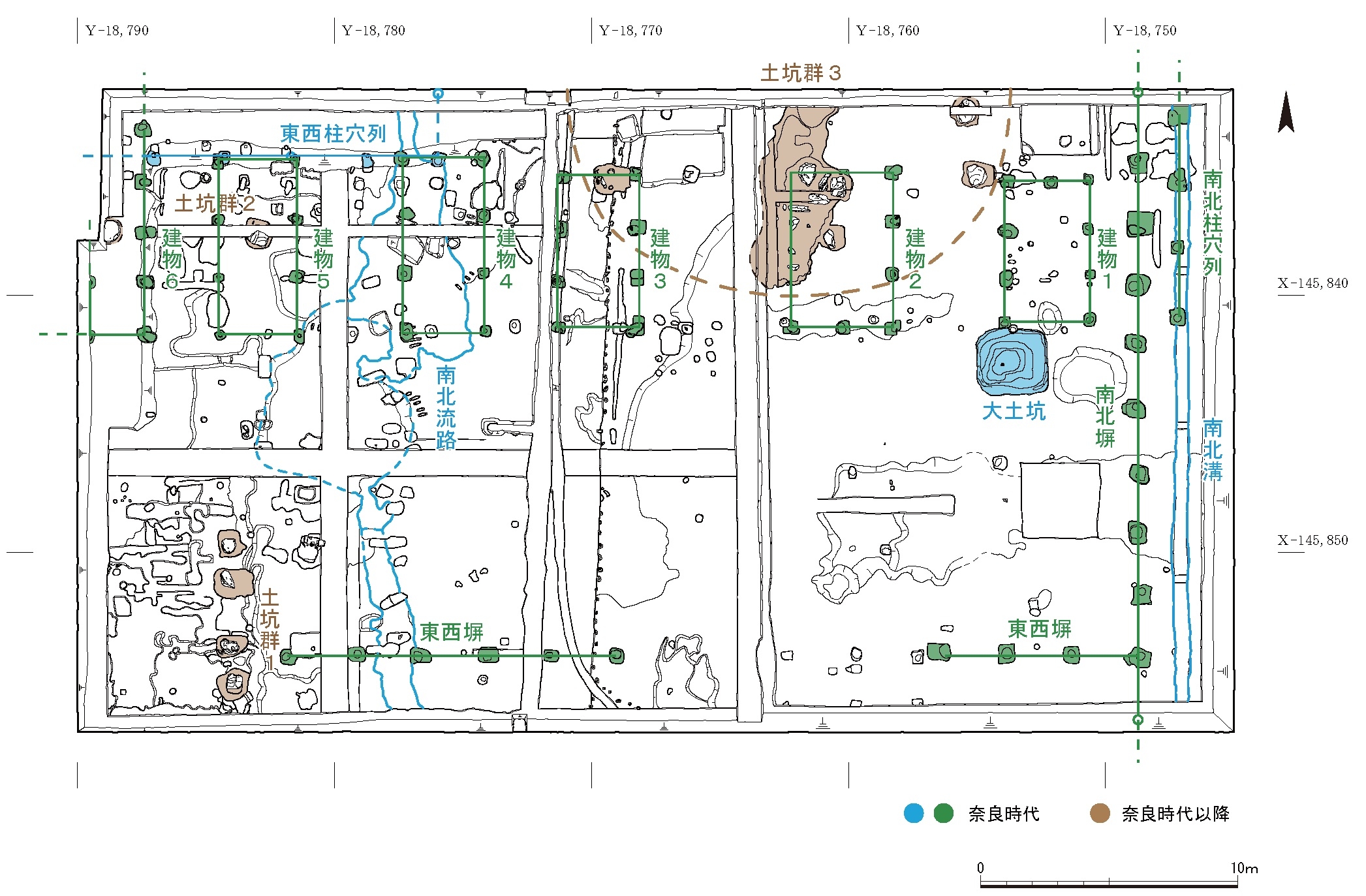 図3 第658次調査区遺構図 1:200