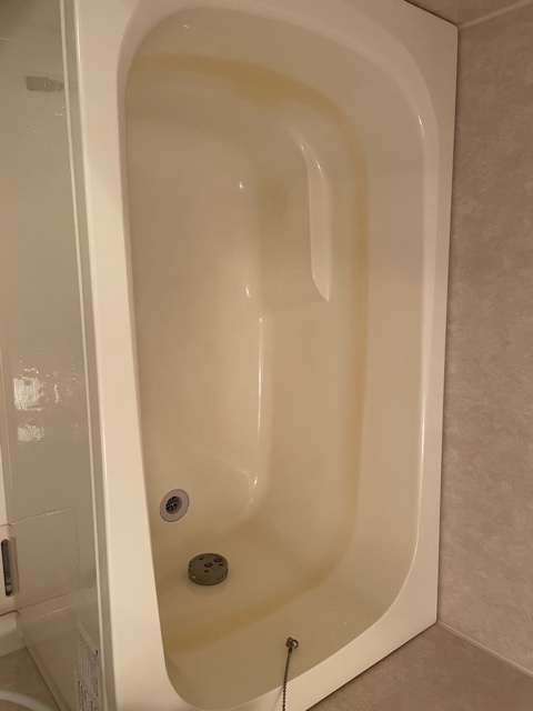 浴室ユニットバス原状回復コーティング施工前