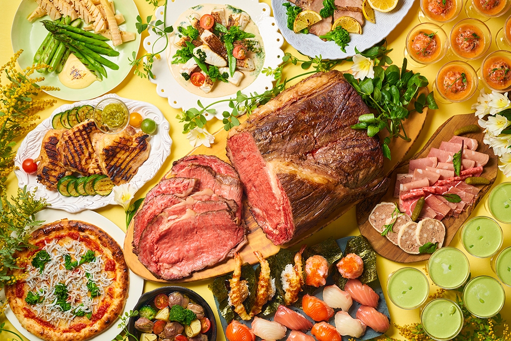 春ブッフェ 料理集合