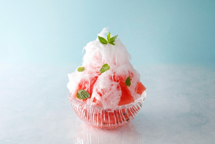 新江戸かき氷～鳥取すいか～／「KATO'S DINING ＆ BAR」