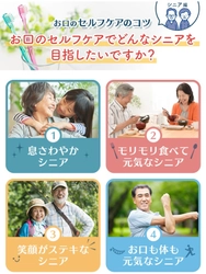 素敵なシニアになるための歯と口のケアとは？ 「お口のセルフケアのコツ・シニア編」公開