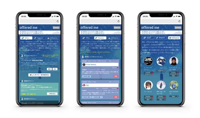 offered me 使用イメージ