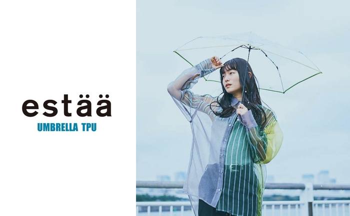 estaa(エスタ)透明ビニール折りたたみ傘  31-230-10097-02-60-50