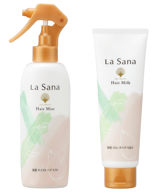 ラサーナ 海藻 モイスト ヘア ミスト/海藻 スムース ヘア ミルク ラ・フランスの香り