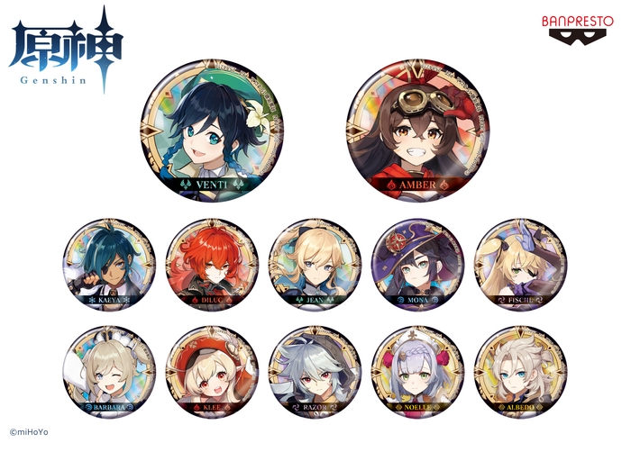 原神 ホログラム缶バッジ~モンド城~