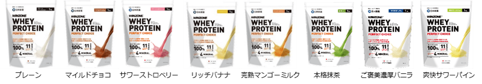 WINZONEホエイプロテインシリーズ