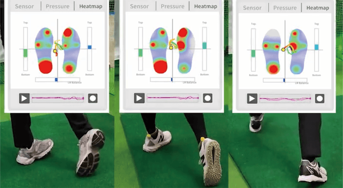 体重移動を可視化