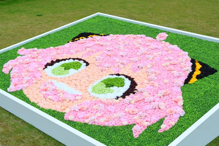 ▲フラワーパークで夏祭り!