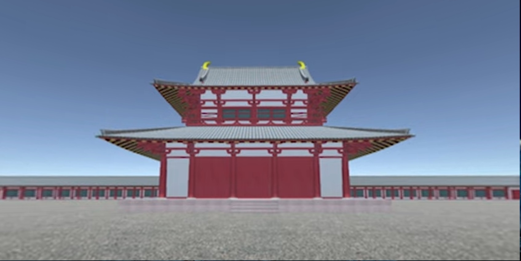 飛鳥寺のVR映像(イメージ)