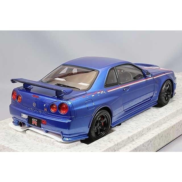 モーターヘリックス 1/18スケール M83428 Nissan スカイライン GT-R (BNR34) NISMO CUSTOMIZED ベイサイドブルー