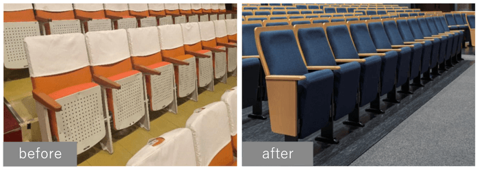 改修によって施設イメージが一新する