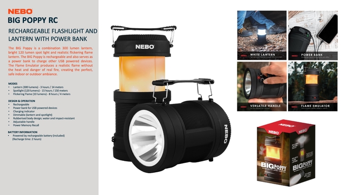 製品例(充電式ランタン)