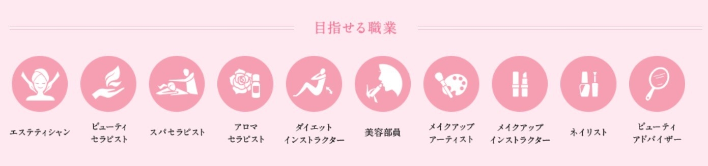 トータルビューティ学科 目指せる職業