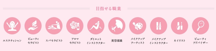 トータルビューティ学科 目指せる職業