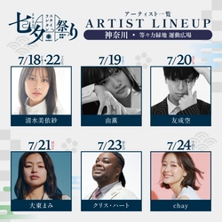 生演奏と一緒に最大3,500個のランタンが浮かぶ 「七夕スカイランタン祭り2025」　 出演アーティスト7名を発表