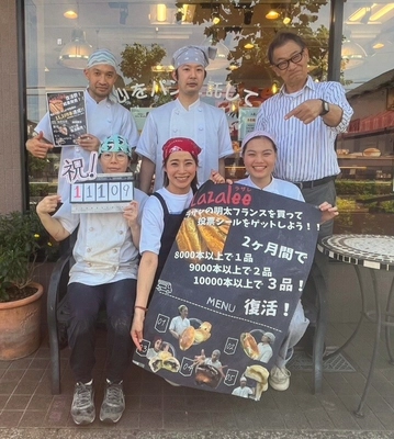 大人気の明太フランスが販売個数11,109本！ 往年のパンが復活するラザレ復活祭で、パニーニとあんぐりパイ、 レザンチーズが期間限定で復活！