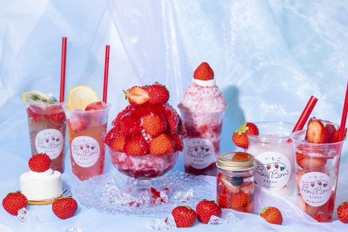夏のいちごメニュー集合 ※写真はイメージです
