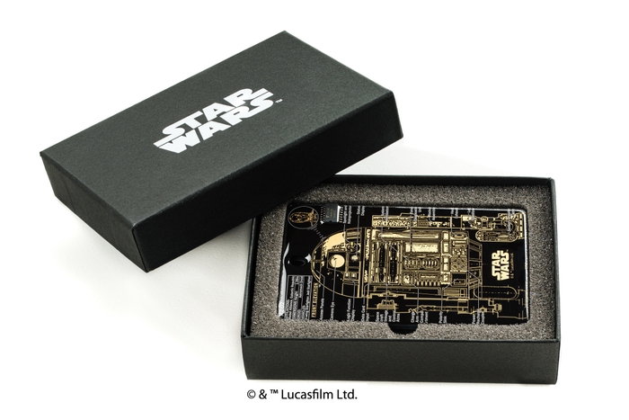 FLASH R2-D2(TM) 基板アート ICカードケース黒 箱入り