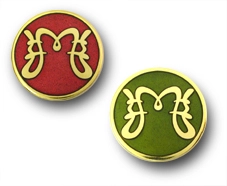 PINS FACTORY（ピンズファクトリー）　ピンズ実例紹介株式会社ミズラインターナショナル　様　「mizra mark pins」★独特のテイスト！アパレル企業ならではのお洒落なノベルティ