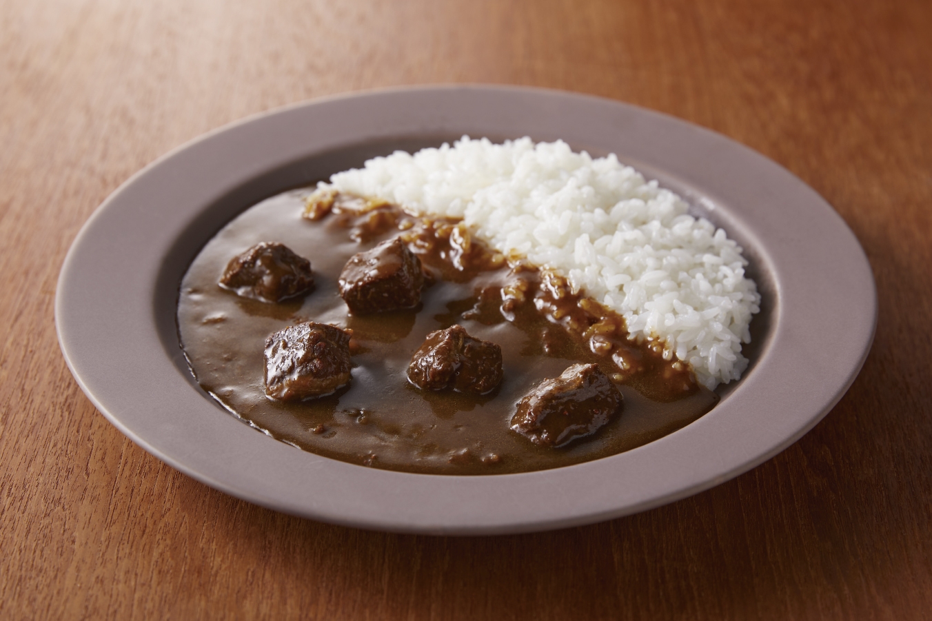 いちじくビーフカレー 皿盛り
