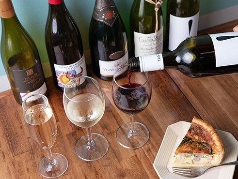 ワインと合わせて楽しむキッシュ