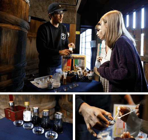 展示蔵見学&醤油テイスティング/鍋庄商店