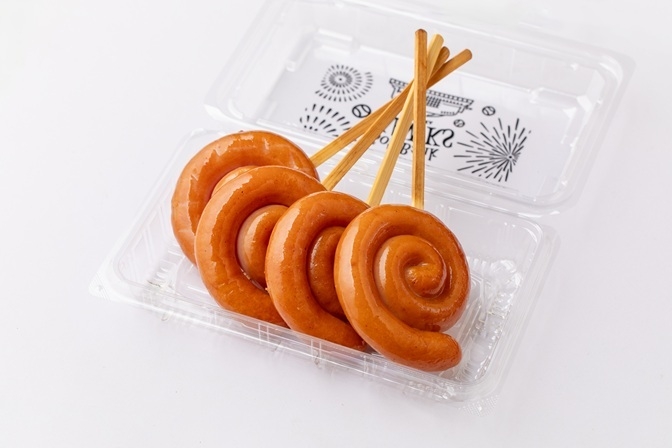 ワゴン販売・くるくるソーセージ