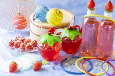 【いちご専門店 いちごBonBonBERRY／ 伊豆・村の駅 伊豆のへそ店】 “伊豆のへそ”で、夏を楽しむイベント尽くしの3日間！ パワーアップした縁日イベントやお祭り限定メニューが登場する 『いちごの夏祭り』とスイカの振る舞いや重さ当て選手権を 8月1日(金)～3日(日)で開催！