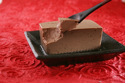 ベルギー産チョコを使ったチョコ豆腐