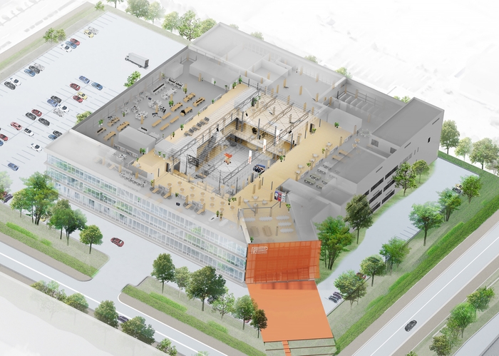 新社屋 俯瞰イメージ