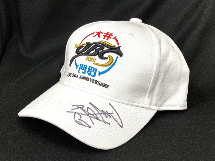 2020年JBCスプリント優勝騎手・矢野貴之騎手サイン入りキャップ