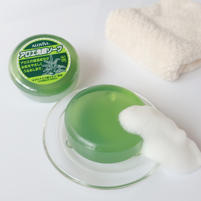 発売から30年 アロヴィヴィ アロエ洗顔ソープ